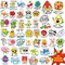 560 Pieces Punny Fun Reward Stickers for Kids Punny Labels Motivational Stickers Inspiration Positive Accents Teacher Supplies Stickers for Students Classroom Cute Incentive Stickers for School Chart